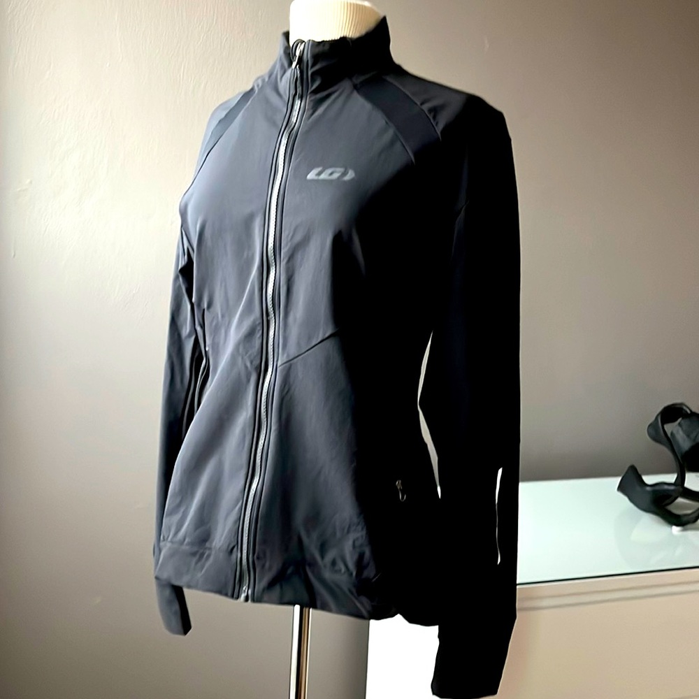Garneau new cycling jacket womens medium black w t